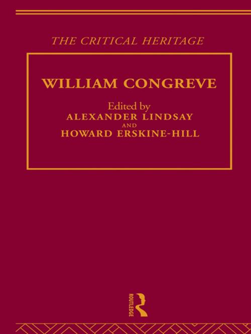 Cover of the book William Congreve by , Taylor and Francis