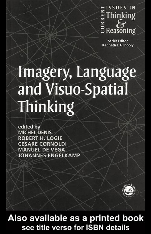 Cover of the book Imagery, Language and Visuo-Spatial Thinking by , Taylor and Francis