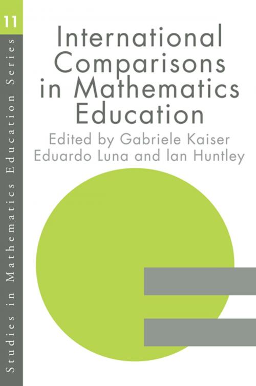 Cover of the book International Comparisons in Mathematics Education by Ian Huntly, Gabriele Kaiser, Eduardo Luna, Taylor and Francis