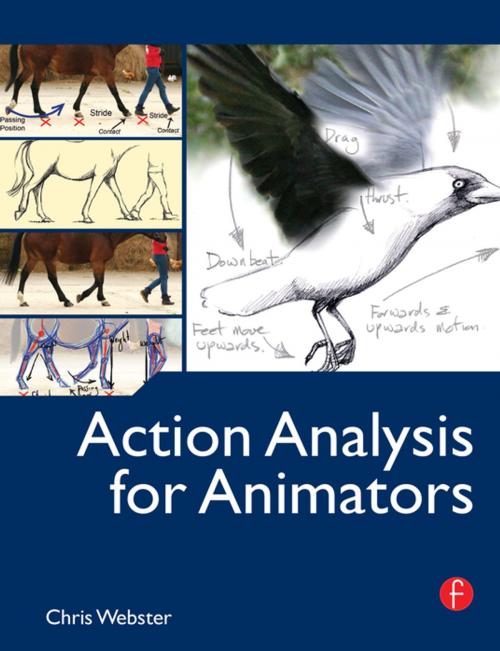 Cover of the book Action Analysis for Animators by Chris Webster, CRC Press