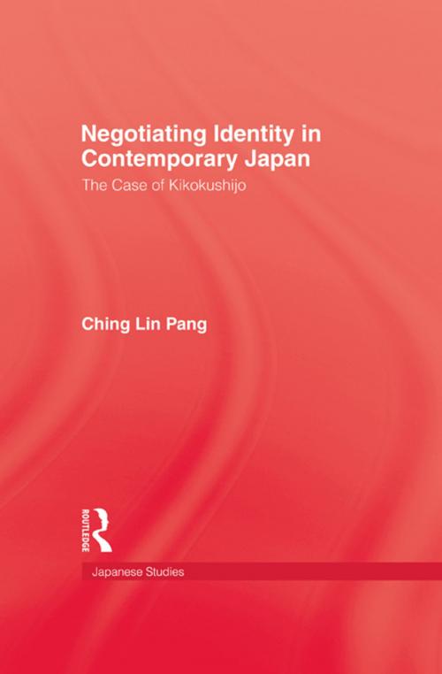 Cover of the book Negotiating Identity In Contemporary Japan by Pang, Taylor and Francis