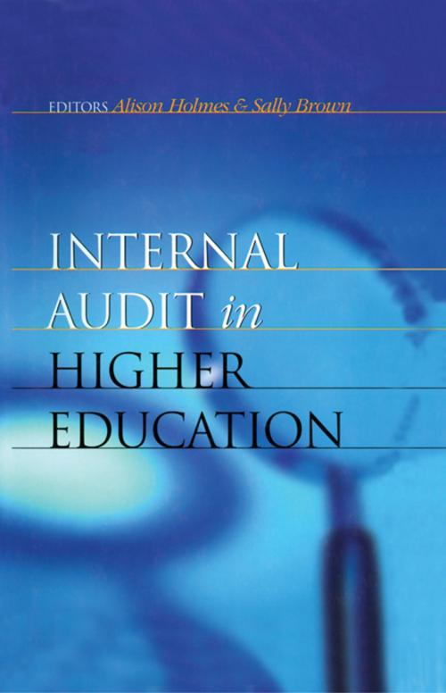 Cover of the book Internal Audit in Higher Education by , Taylor and Francis