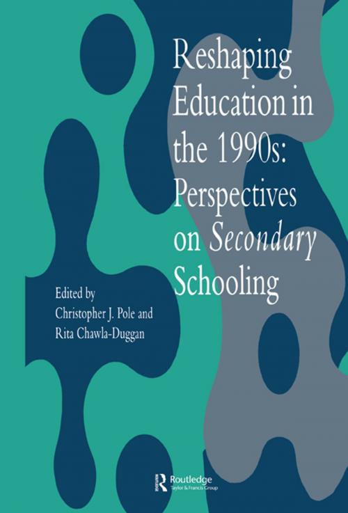 Cover of the book Reshaping Education In The 1990s by , Taylor and Francis