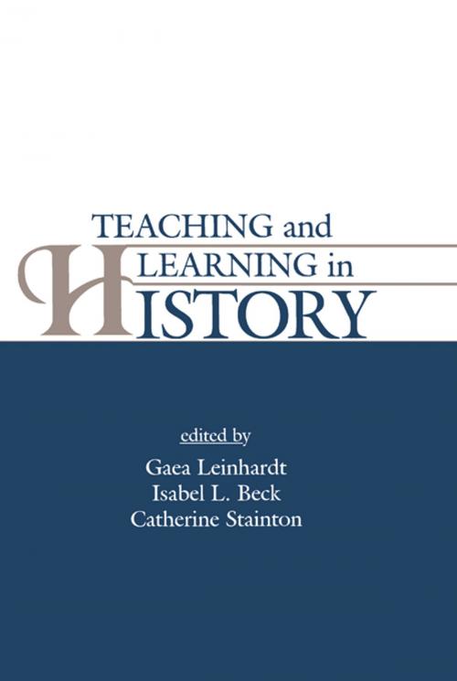 Cover of the book Teaching and Learning in History by Ola Hallden, Ola Hallden, Taylor and Francis
