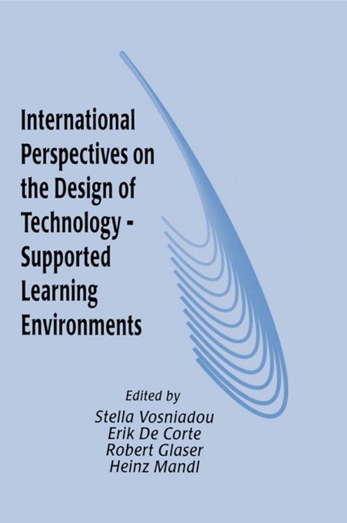 Cover of the book International Perspectives on the Design of Technology-supported Learning Environments by , Taylor and Francis