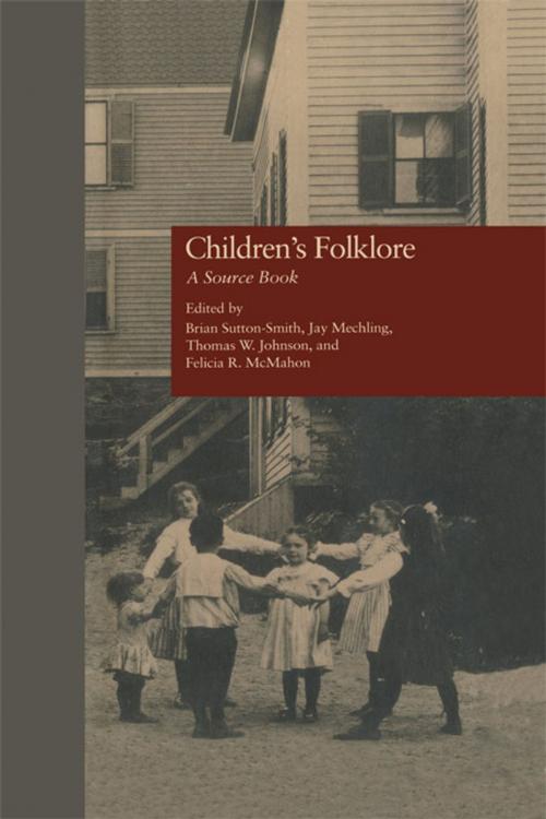 Cover of the book Children's Folklore by , Taylor and Francis