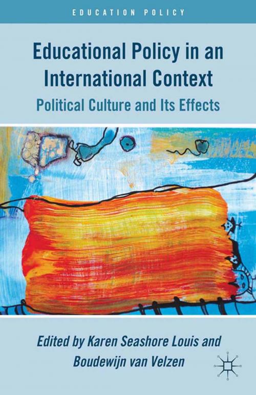 Cover of the book Educational Policy in an International Context by , Palgrave Macmillan US
