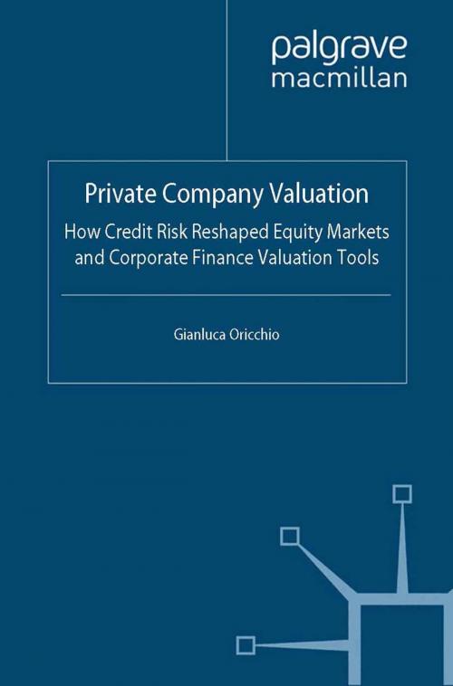 Cover of the book Private Company Valuation by G. Oricchio, Palgrave Macmillan UK