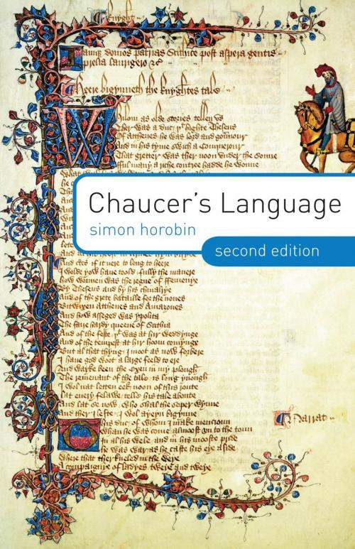 Cover of the book Chaucer's Language by Simon Horobin, Macmillan Education UK