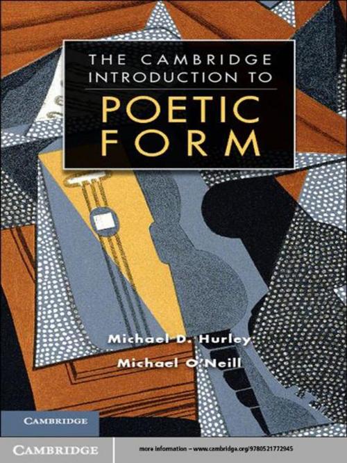 Cover of the book Poetic Form by Michael D. Hurley, Michael O'Neill, Cambridge University Press