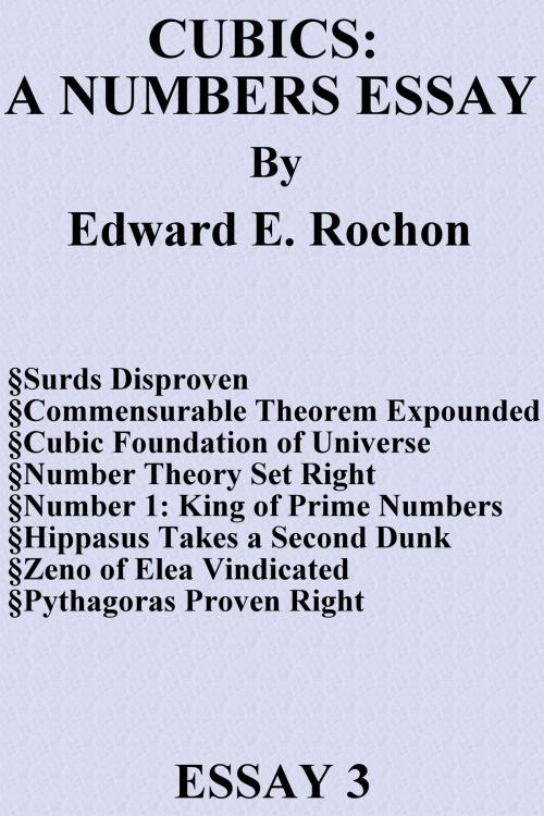 Cover of the book Cubics: A Numbers Essay by Edward E. Rochon, Edward E. Rochon