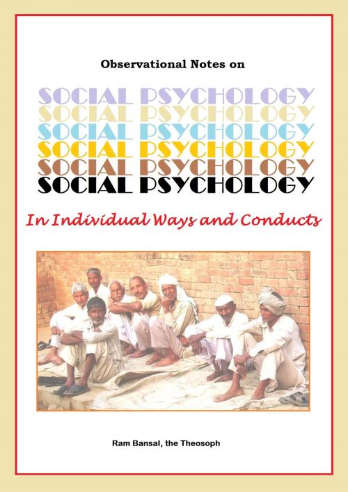 Cover of the book Social Psychology by Ram Bansal, Ram Bansal