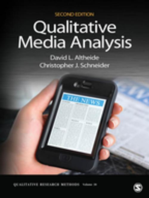 Cover of the book Qualitative Media Analysis by David L. Altheide, Dr. Christopher J. Schneider, SAGE Publications