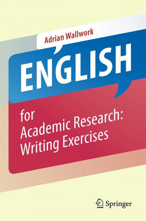 Cover of the book English for Academic Research: Writing Exercises by Adrian Wallwork, Springer US