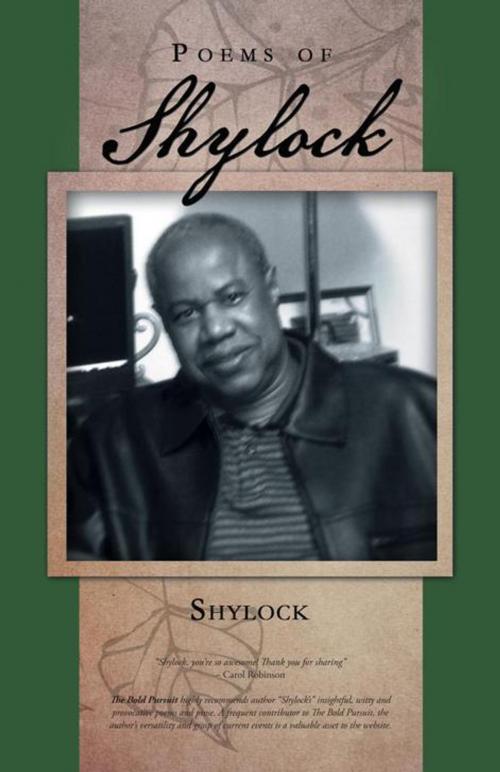 Cover of the book Poems of Shylock by Shylock, iUniverse