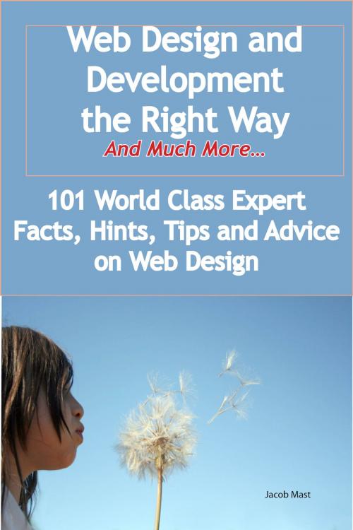 Cover of the book Web Design and Development the Right Way - And Much More - 101 World Class Expert Facts, Hints, Tips and Advice on Web Design by Jacob Mast, Emereo Publishing