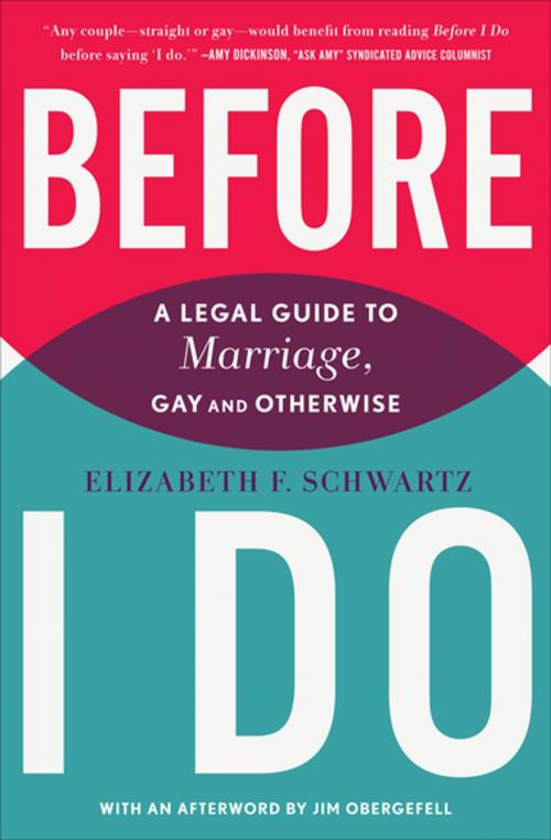 Cover of the book Before I Do by Elizabeth F. Schwartz, Jim Obergefell, The New Press