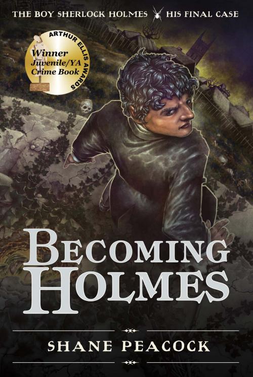 Cover of the book Becoming Holmes by Shane Peacock, Tundra