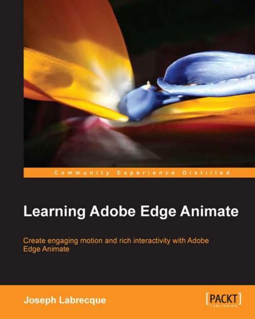 Cover of the book Learning Adobe Edge Animate by Joseph Labrecque, Packt Publishing