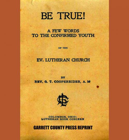 Cover of the book Be True! by Rev. G. T. Cooperrider, Garrett County Press