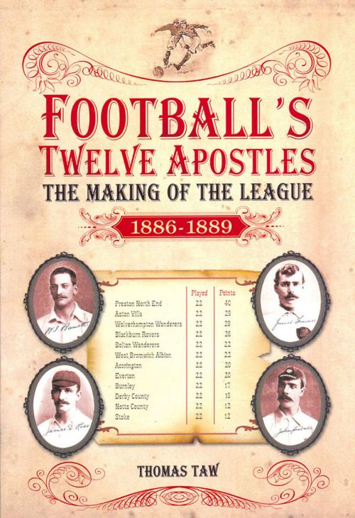Cover of the book Football's Twelve Apostles: The Making of the League 1886-1889 by Thomas Taw, Desert Island Books