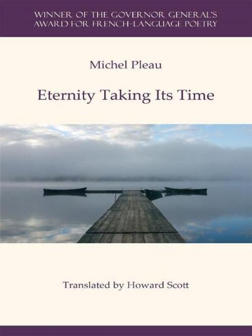 Cover of the book Eternity Taking Its Time by Michel Pleau (author), Howard Scott (translator)., BookLand Press