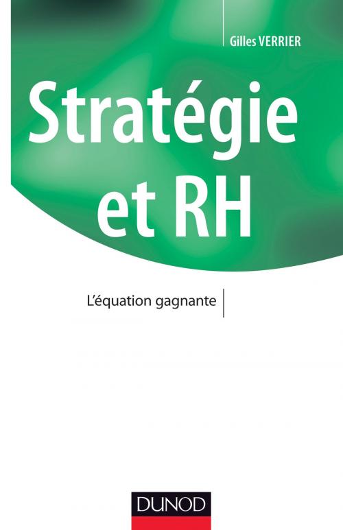 Cover of the book Stratégie et RH - by Gilles Verrier, Dunod