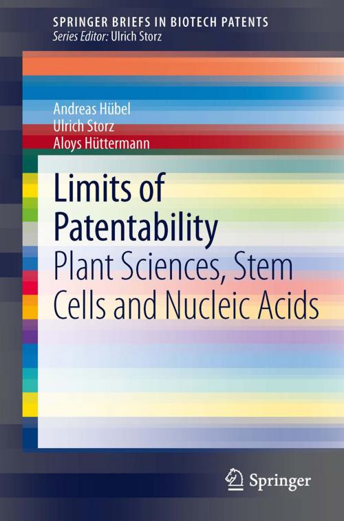 Cover of the book Limits of Patentability by Andreas Hübel, Ulrich Storz, Aloys Hüttermann, Springer Berlin Heidelberg