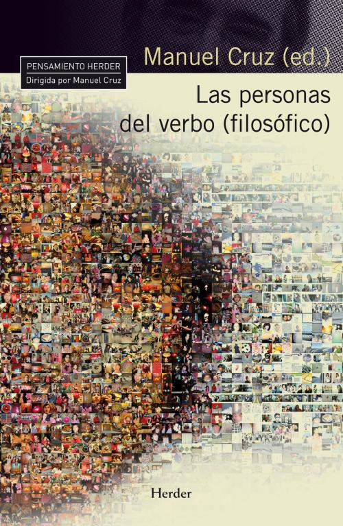 Cover of the book Las personas del verbo (filosofico) by Manuel Cruz, Herder Editorial