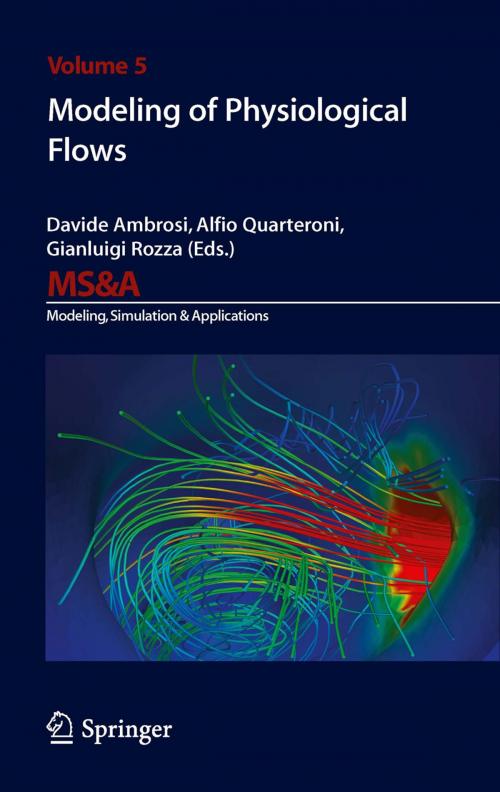 Cover of the book Modeling of Physiological Flows by , Springer Milan