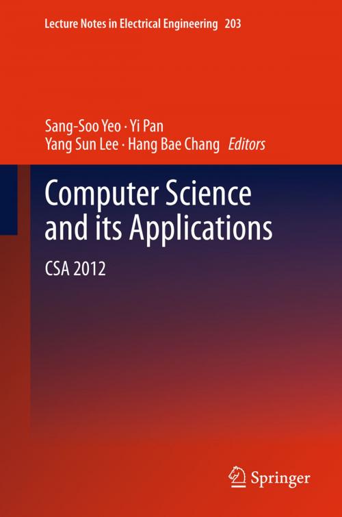 Cover of the book Computer Science and its Applications by , Springer Netherlands