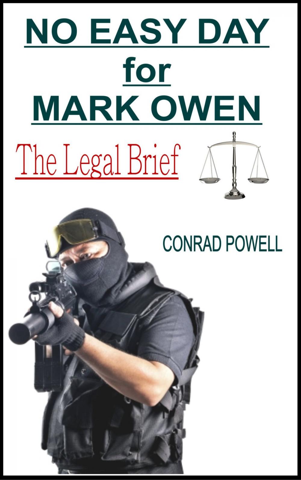 Big bigCover of No Easy Day for Mark Owen: The Legal Brief