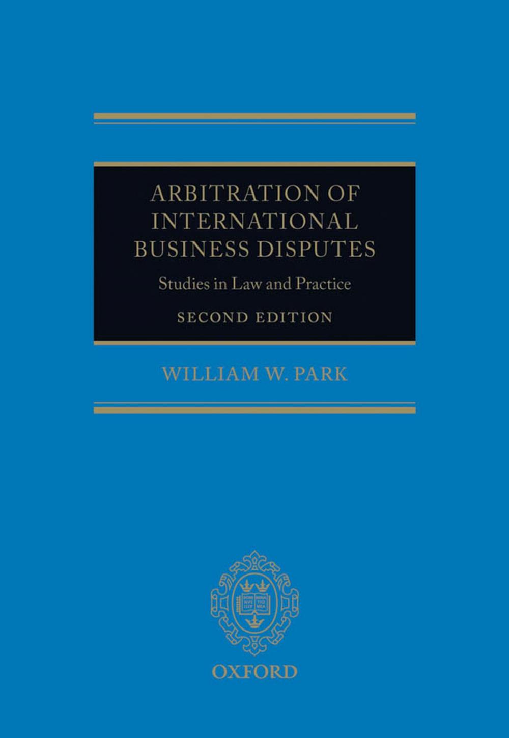 Big bigCover of Arbitration of International Business Disputes