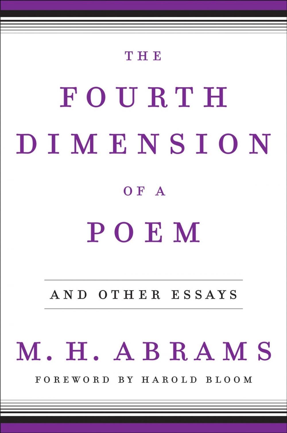 Big bigCover of The Fourth Dimension of a Poem: and Other Essays