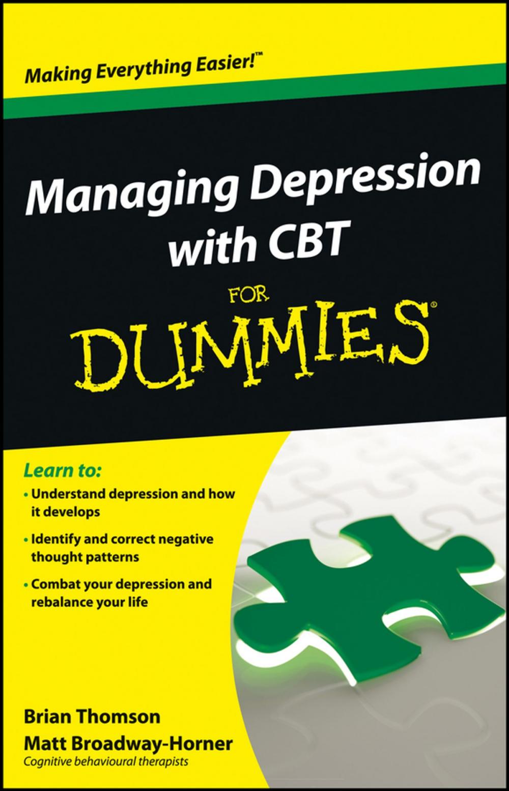 Big bigCover of Managing Depression with CBT For Dummies