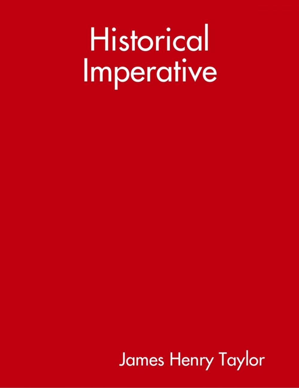 Big bigCover of Historical Imperative
