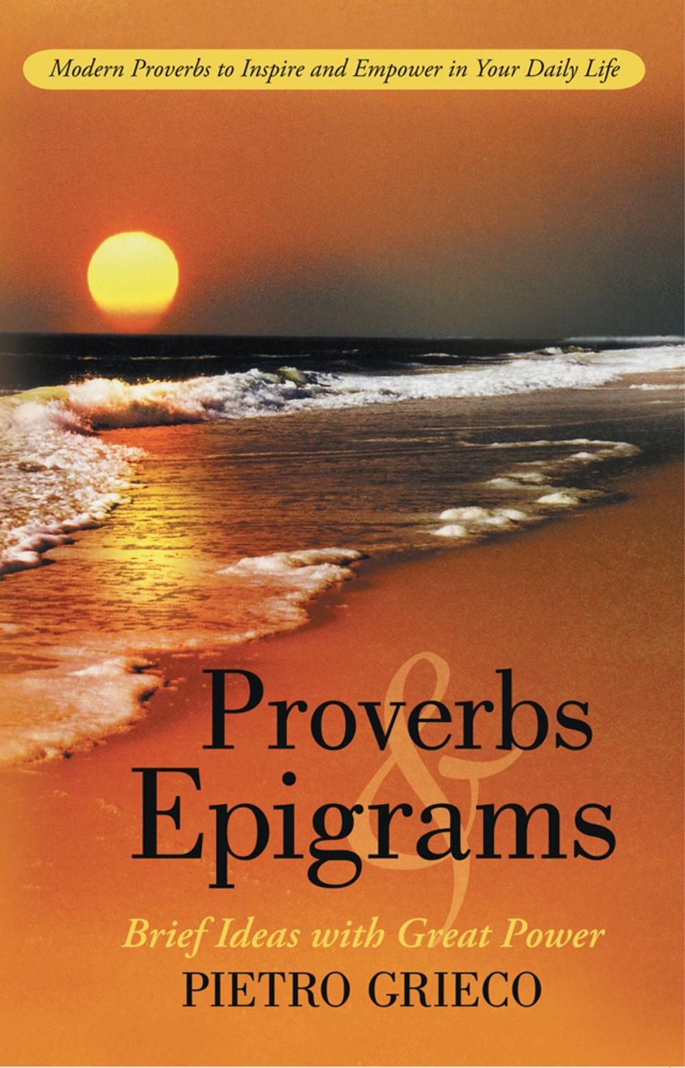 Big bigCover of Proverbs and Epigrams