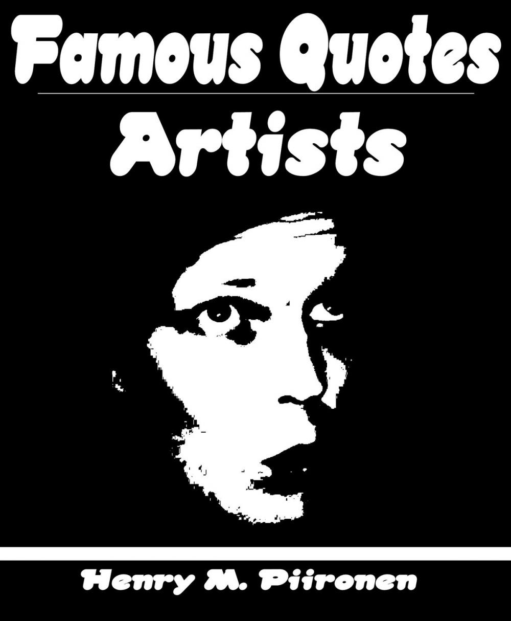 Big bigCover of Famous Quotes on Artists