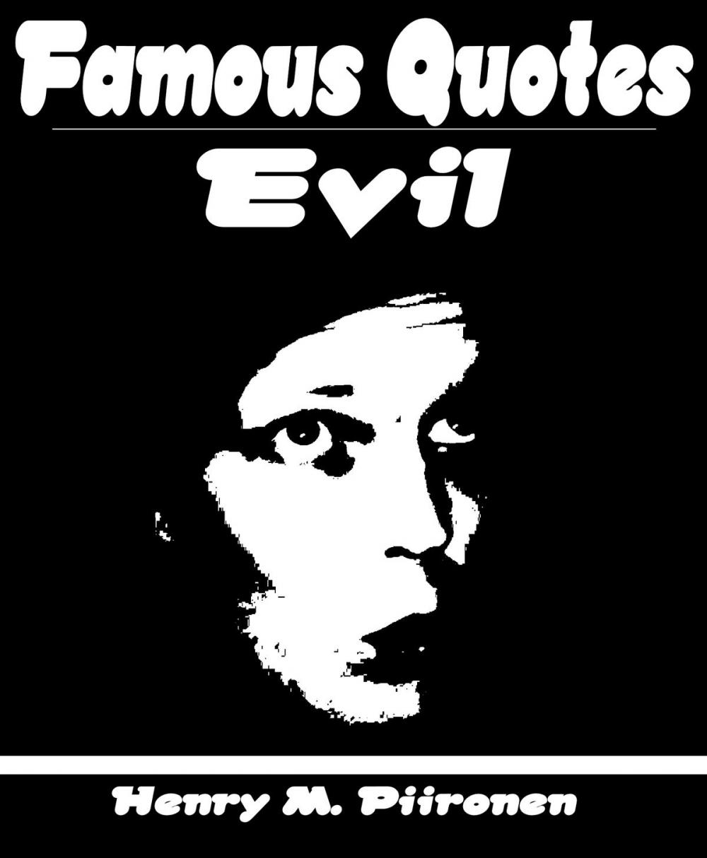 Big bigCover of Famous Quotes on Evil