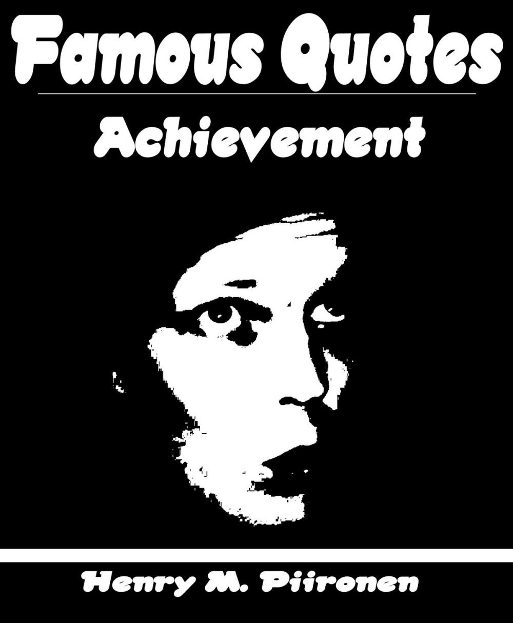 Big bigCover of Famous Quotes on Achievement