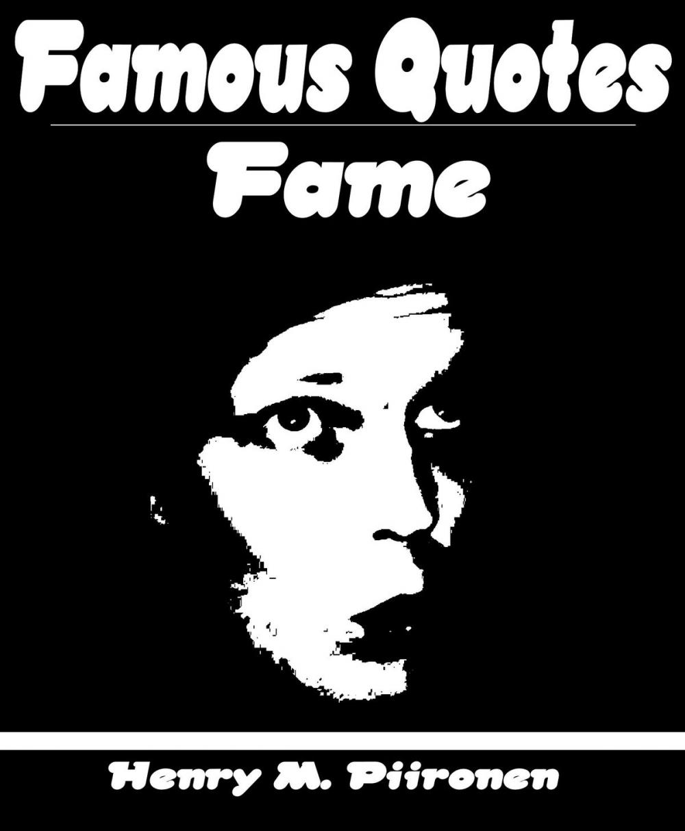 Big bigCover of Famous Quotes on Fame