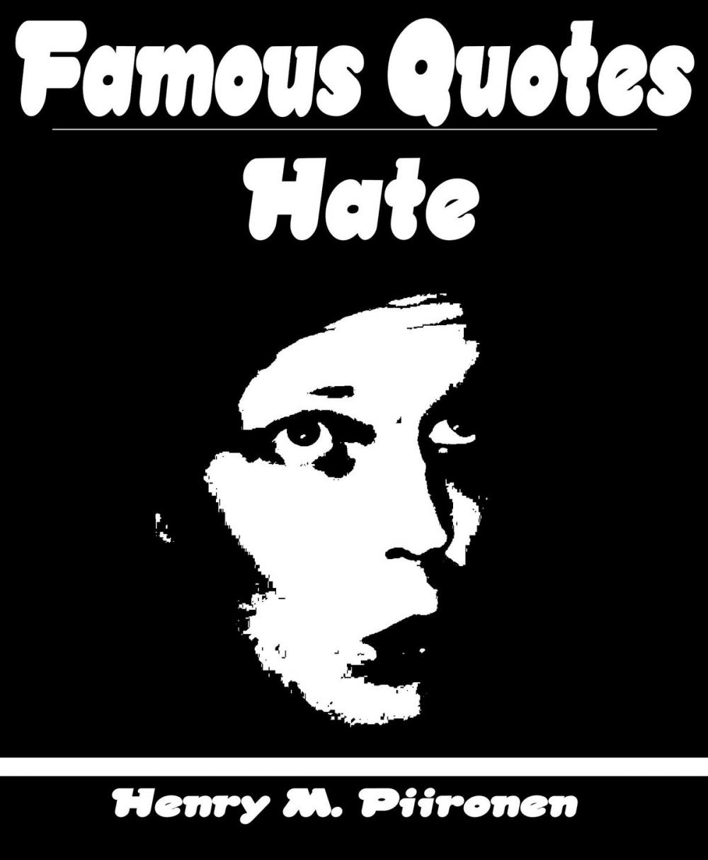 Big bigCover of Famous Quotes on Hate