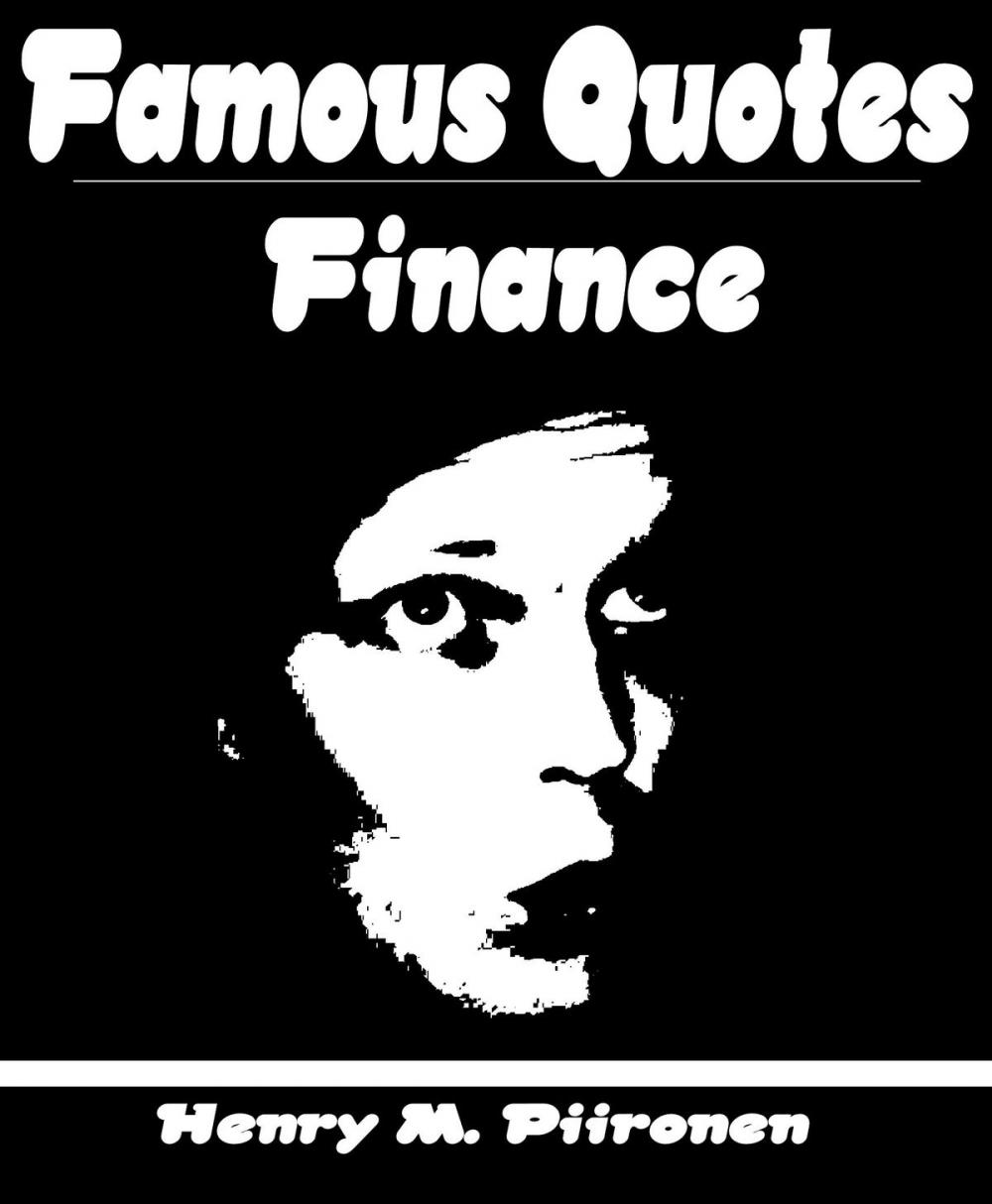 Big bigCover of Famous Quotes on Finance