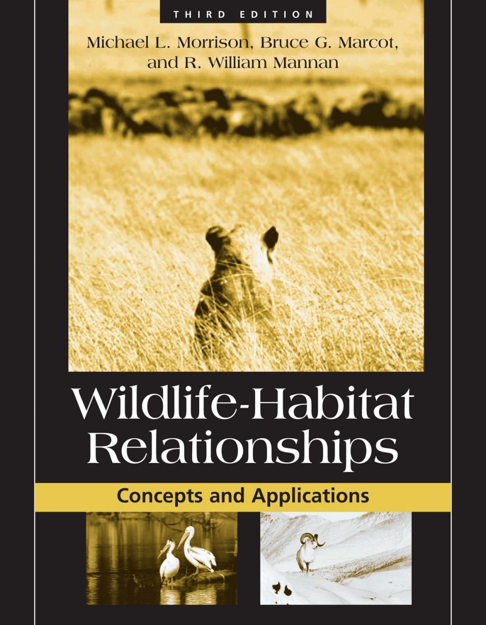 Big bigCover of Wildlife-Habitat Relationships