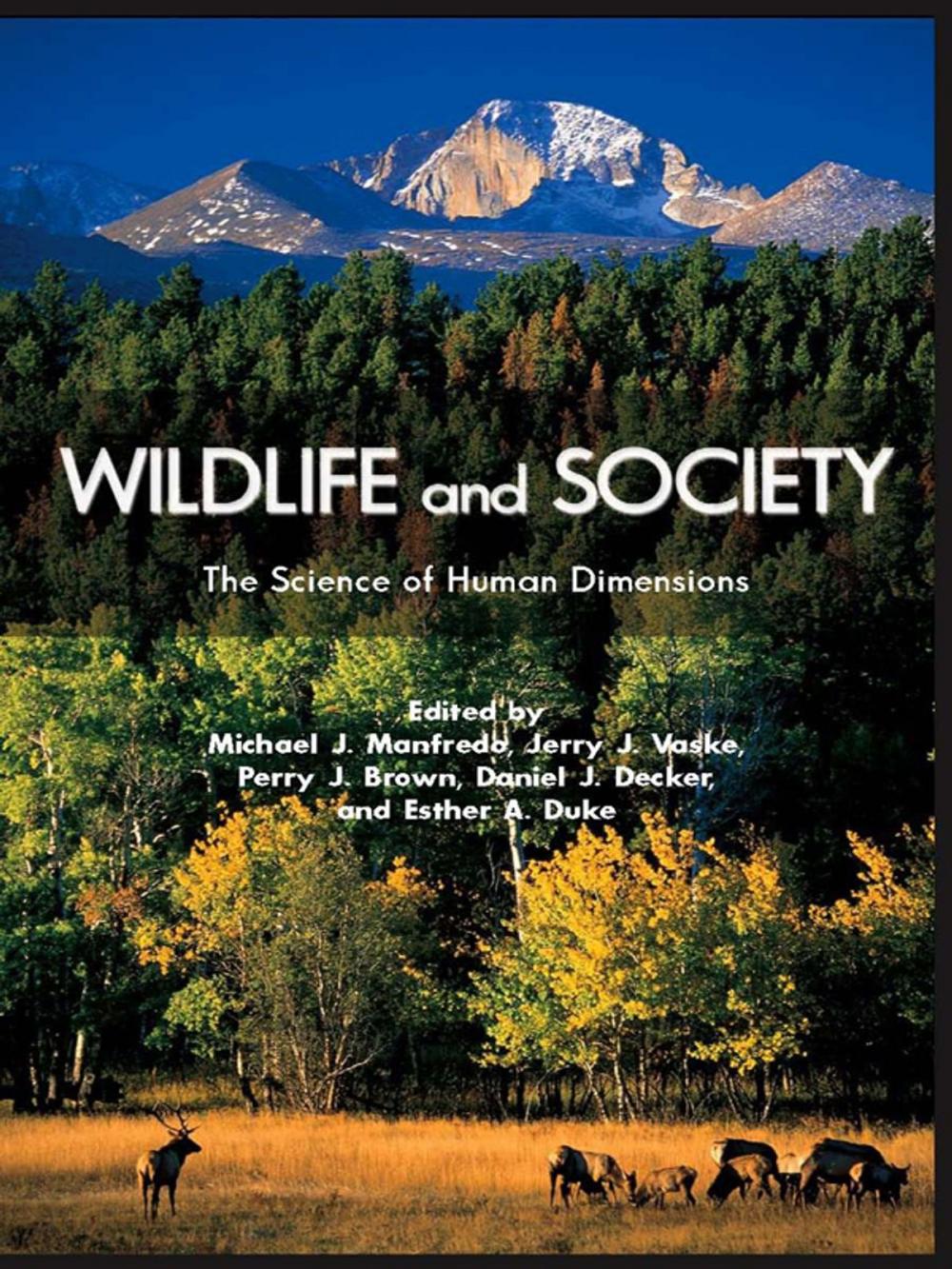Big bigCover of Wildlife and Society