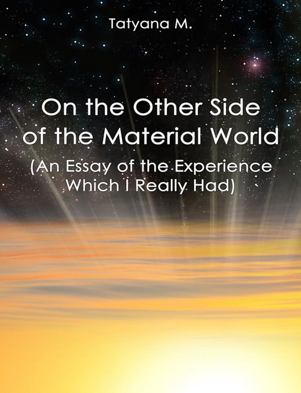Big bigCover of On the Other Side of the Material World
