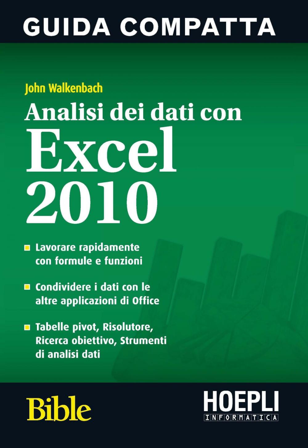 Big bigCover of Analisi dei dati con Excel 2010