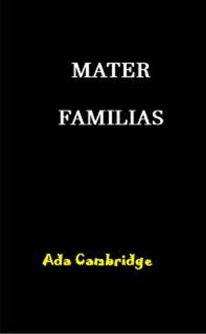 Cover of the book Materfamilias by Myra Williams Jarrell