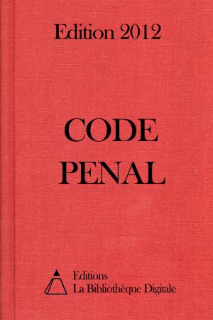 Cover of the book Code Pénal - Edition 2012 by Emmanuel Kant