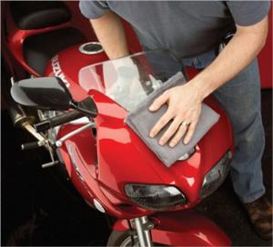 Book cover of Cleaning a Motorcycle For Beginners